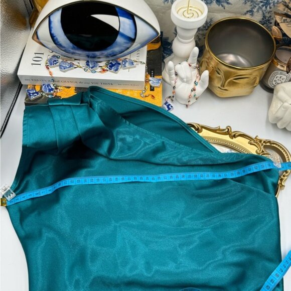 🆕 BRONX & BANCO Monica Turquoise Gown, Sz S US 4- Moving sale - Picture 14 of 15